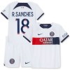 Officiële Voetbalshirt + Korte Broek Paris Saint-Germain R.Sanches 18 Uit 2023-24 - Kids